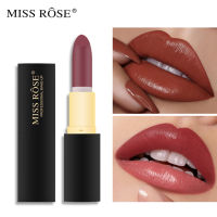 ลิปสติก24สี MISS ROSE กันน้ำติดทนนานไม่ติดหน้าง่ายกับปากถ้วยอุปกรณ์แต่งหน้า