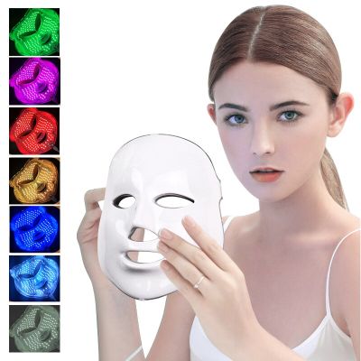 LED Facial Mask Skin Care Machine 7 Colors Light-Emitting Diode Beauty Equipment Face Whitening Skin Rejuvenation Device