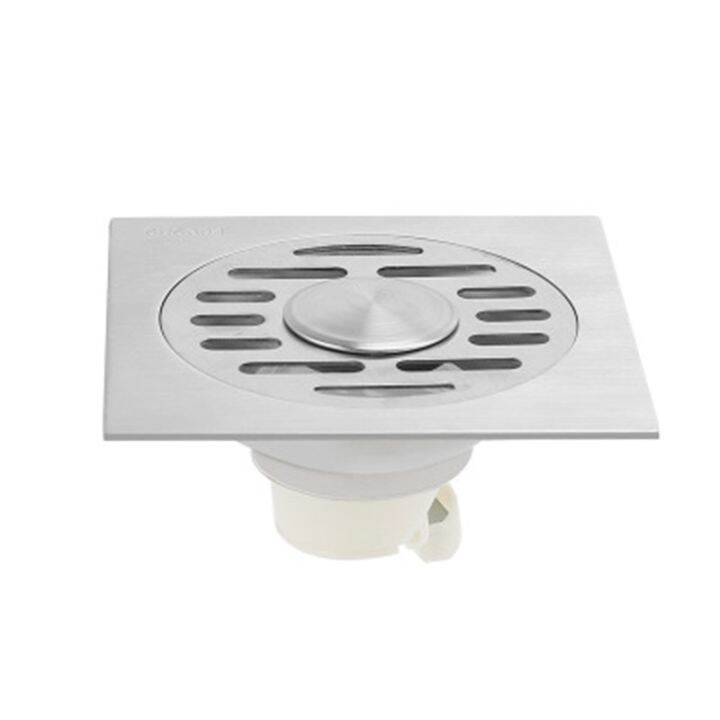 ledfre-10cmx10cm-drain-floor-shower-tile-channel-304-stainless-steel-bathroom-siphon-mesh-sink-strainer-garagehair-lf66006