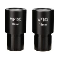 4 PCS WF10X Widefield Eyepiece Biological Microscope Optical Lens Eyepiece Wide Angle 23.2mm Mounting Size