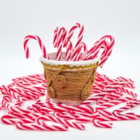 [Popular Accessory]6ชิ้น Candy Christmas Cane จี้ตกแต่งต้นคริสต์มาสตกแต่งงานเลี้ยงปีใหม่ของเล่นครอบครัว Navidad