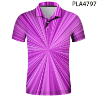 【high quality】  Polo Homme Colorful Laser Fashion Streetwear Casual Hombre Camisas De Polo Harajuku Cool 3d Printed Men Polo Shirt Short Sleeve size：s-6xl