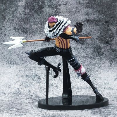 25ซม. ขนาดใหญ่อะนิเมะรูป Charlotte Katakuri PVC Action Figures KING OF ARTIST Fighting Katakuri Figure Collection ของเล่น