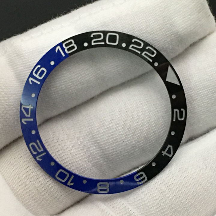 hot38mm-watch-bezel-ceramic-ring-gmt-แหวนสีดำและสีน้ำเงิน-s-ใหม่แหวนปากนาฬิกา-bezels-ชิ้นส่วนผู้ชายดูอุปกรณ์เสริม