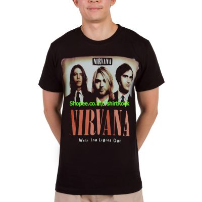 เสื้อยืดวินเทจเสื้อวง Nirvana เสื้อผ้าแฟชั่น เนอร์วานา เสื้อวินเทจ เสื้อยืดผช เสื้อวินเทจ RCM512S-3XL_36