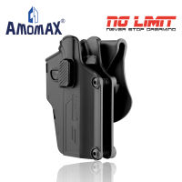 ซองปืน ปลดไว Amomax รุ่น (AM-UH) Multi-Fit Holster ซองแข็ง กันน้ำ ทำจาก Polymer รองรับปืนได้มากกว่า 80 โมเดล ปรับขนาดได้ ซองปรับได้ 360 องศา