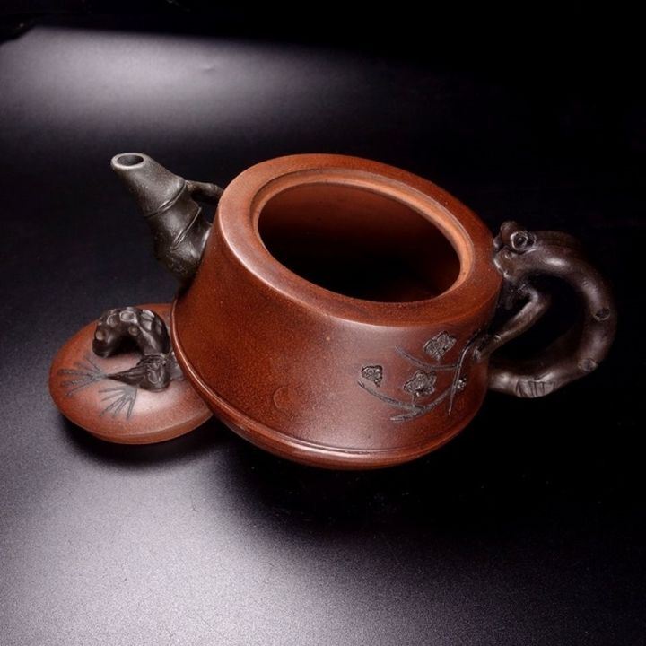 yixing-zisha-ลูกพลัมไม้ไผ่สนและหวัง-yinxian-ลงชื่อและเสียเงินเพื่อจัดการกับสินค้าคงคลังทำชาและกาน้ำชาซิชาแฮนด์เมดคอลเลกชันของใช้ในครัวเรือน
