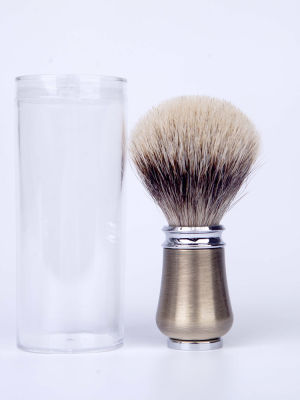 ArtSecret SV-627 High Quality Beard Barbershop Shaving Brush Badger Hair Metal Handle Mustache Removal Kit Men Original Gifts