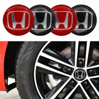 Auto parts Car accessories 4Pcs 56mm Car Wheel Stickers Center Hub Cap Car Emblem Badge Decal For HONDA- Logo Modified stickers