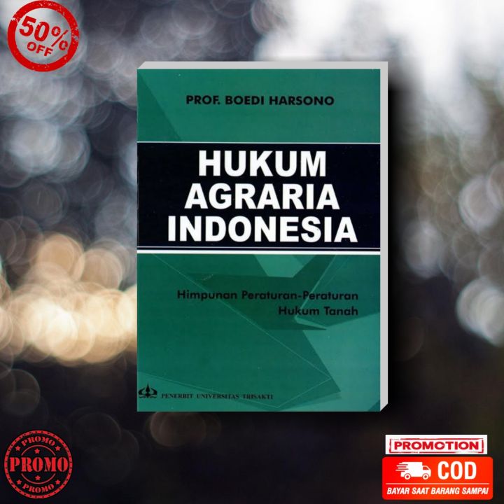 Buku -Hukum Agraria Indonesia: Sejarah Pembentukan Undang-Undang Pokok ...