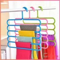 Goldenไม้แขวนอเนกประสงค์ ไม้แขวนผ้าพันคอ ไม้แขวนกางเกง ในตู้ผ้า ประหยัดพื้นที่ Pants Hanger