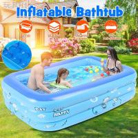 SAL สไลเดอร์ ☋120/130/150cm PVC Inflatable Swimming Pool Portable Household Family Bathtub For Kids Boys Playing กระดานลื่น  สำหรับเด็ก