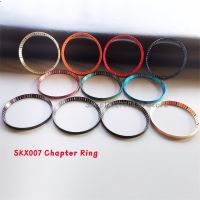 อะไหล่นาฬิกา Mod ขนาด30.5Mm แหวนบทสีดำสีขาวขนาดพอดีกับ SKX007 SKX009 NH35นาฬิกาข้อมือ NH36