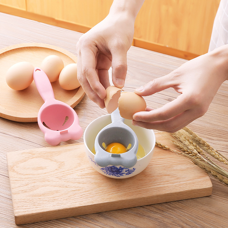New Kitchen Tool Gadget Convenient Egg Yolk White Separator Divider Holder Sieve 