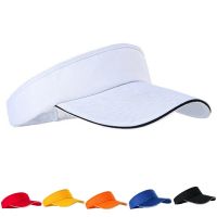 Unisex Empty Top Visor Cap Women Sunscreen Hats Man Cotton Snapback Cap Adjustable For Running Tennis Golf Towels