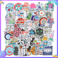 ? JCTTTY ? 100pcs Science chemistry Laboratory Sticker สำหรับแล็ปท็อปกระเป๋าสเก็ตบอร์ด