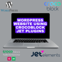 WordPress Website using Crocoblock Jet Plugins | Jet Elements | Jet Elements | Custom Fields | Custom Post Page | Wordpress Website | Responsive | Professional