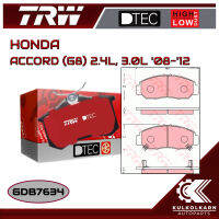 ผ้าเบรคหน้า TRW สำหรับ HONDA ACCORD (G8) 2.4L, 3.0L 08-12 (GDB7634)