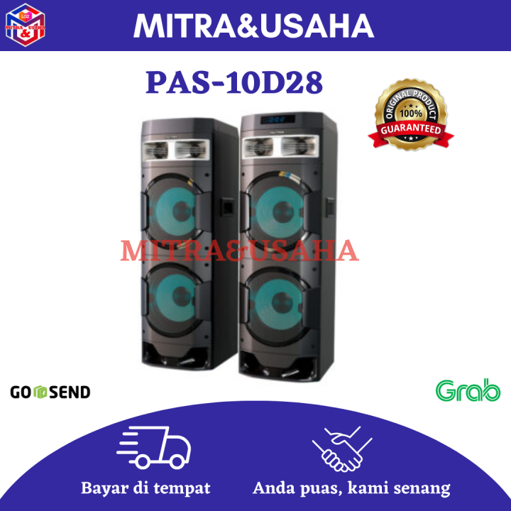 POLYTRON PAS-10D28 SPEAKER AKTIF BLUETOOTH ,FM RADIO, USB - BERGARANSI ...