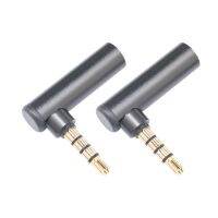 3.5 Jack Male To Female Audio 3.5mm L Shape Audio Adapter 90 Degree Aluminum 3.5mm Female Connector Headset With Microphone