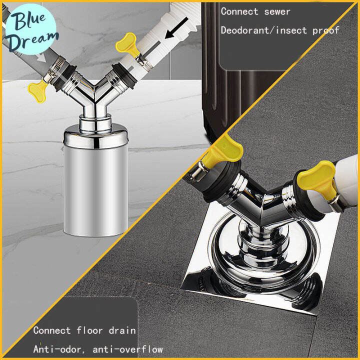 Washing Machine Floor Drain Cover Hose Connector Home Sink Drainage Outlet Leakproof Sink