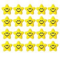 20 Pcs Star Mini Foam Smile Ball Smile Face Toys Mini Stress Relief Star Smile Balls