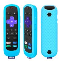 ป้องกันซิลิโคนเคสสำหรับ TCL Roku Voice Pro 4800R เคสใส่รีโมตคอนโทรล (2020)/4670 (2019)/4661/ฝาครอบตัวควบคุมกันกระแทก