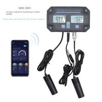 6-In-1 Digital Water Analyzer PH/EC/TDS/Salt/Gross Weight/Temperature Recording Online WiFi Water Quality Monitor