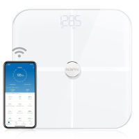 RENPHO Scale for Body Weight, Smart Wi-Fi Bluetooth Digital Bathroom Scale, Body Fat Percentage Health Monitor BMI Body Composition Analysis with Smartphone App, ITO White