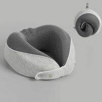 ✔❇ U Shaped 1 Set Simple Afternoon Nap Neck Cushion Breathable Neck Pillow Full Filling Travel Accessory