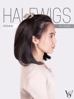 HALFWIGS ฮาฟวิกสั้นประบ่า ความยาว 35 cm. วิกผมไหมเกาหลีเกรดพรีเมียม B5052