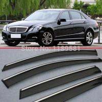 สำหรับ Benz E Class E200 E260 E300หน้าต่าง2009-2011ที่เบนทางลมที่บังฝน/ที่ระบายอากาศป้องกันแสงแดด