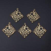 SENG 5Pcs Cherry Flower Metal Frame Pendant Open Bezel Setting UV Resin Jewelry DIY