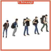 (chiwanji) ชุดโมเดลตุ๊กตา คนสะพายกระเป๋าเป้ ขนาด 1/64 สําหรับตกแต่งไดโอรามา