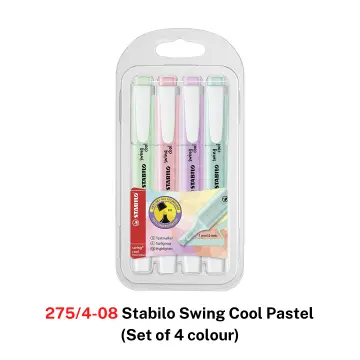 Stabilo Swing Cool Highlighters Pens Mark 1-4mm Pastel Colours for Graffiti  Writing Drawing Office and