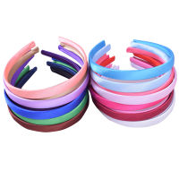 5pcsLot Satin Covered Headband Ribbon For Girls Hairbands Women Resin Hair Hoop Band Accessories Head Wear