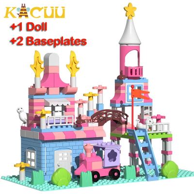 Big Size 174PCS Girls Princess Castle Building Blocks Toy DIY Brick Assembly Bricks Construction Building Toys For Children Gift