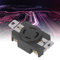เต้ารับอุตสาหกรรม 4 รู Anti Drop Receptacle Socket Female Connector US Standard 30A 277 / 480V