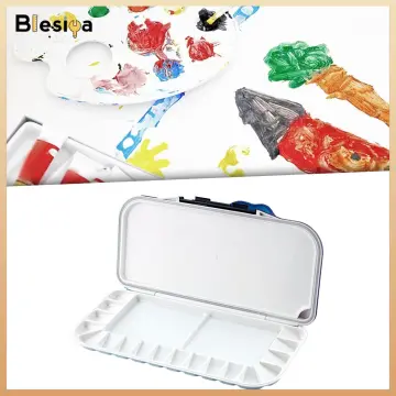 Empty Acrylic Watercolor Box Palette 24/36 Grid Portable Paint Tray  Dust-proof Magnetic Transparent Box Art Supplies