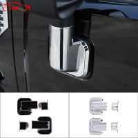 For Hummer H2 2003-2009 ABS Chrome Silver Rearview Mirror Pedestal Decorative Cover Trim Sticker Car Styling Accessories