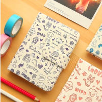 South Korea creative stationery portable diary book Kawaii cute soft cover Magnetic button Notebook Planner Notepad for Kid Gift