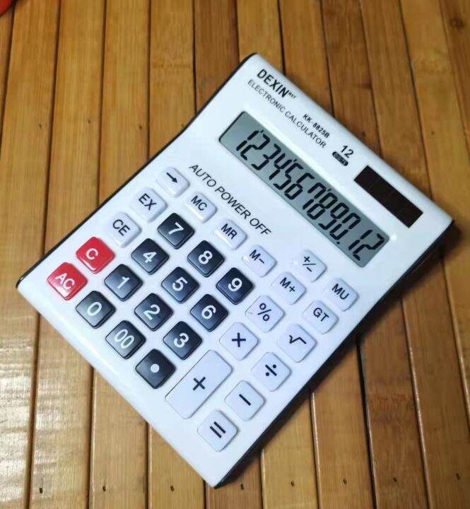 12digit large display desktop electronic calculator kk8825 Lazada PH