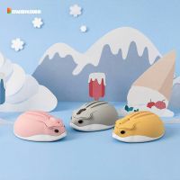 Small Cute Kawaii Hamster Mouse Pc Gaming 2.4ghz Accessories Wireless Bluetooth Gamer Mouse 1000 Photoelectric Resolution Mouse