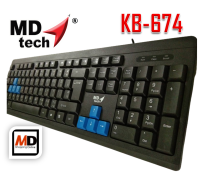 คีย์บอร์ด Keyboard MD-tech​ USB KB-674​