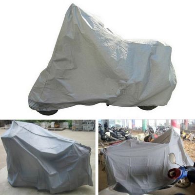 【LZ】 Full Protective Motorcycle Covers Anti UV Waterproof Dustproof Rain Covering Motorbike Breathable Hood Outdoor Indoor Tent