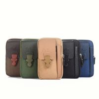 Superior Home Shop Male Casual Zipper Bag Men Waist Bags Small Solid Color Card Holder Phone Packs Belt Fanny Purse