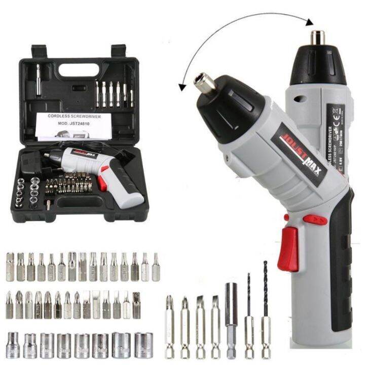 hot sell Zeus Extendable Rechargeable Cordless Drill Driver Kit with