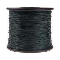 500M 100LB 0.5มม.Super Strong Braided เอ็นตกปลา PE 4 Strands สี: สีเขียวเข้ม