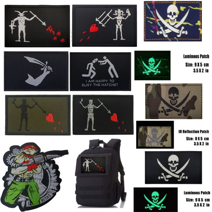 yf-pirate-hook-embroidery-badge-in-dark-armbands-reflective-patches-for-backpacks-caps