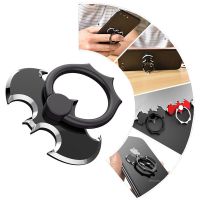 Bat Finger Ring Holder 360 Degree Rotating Mobile Phone Desktop Stand For Iphone 11 Huawei Samsung Universal Smartphone Support Ring Grip